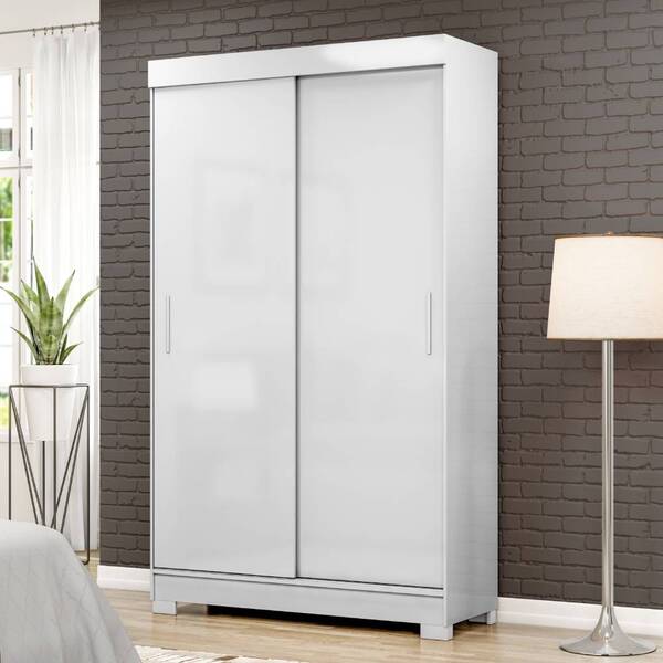 Guarda-roupa Solteiro 2 Portas De Correr Sem Espelho E 2 Gave