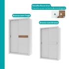 Guarda Roupa Solteiro 2 Portas De Correr Vivacce Carraro Bran