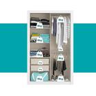 Guarda Roupa Solteiro 2 Portas De Correr Vivacce Carraro Bran