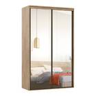 Guarda Roupa Solteiro 2 Portas De Espelho 1,38 M Lotus Belmax