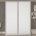 Guarda Roupa Solteiro 2 Portas Em Bp Belluno  Branco