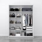 Guarda Roupa Solteiro 2 Portas Espelhadas Malva Cabecasa Made