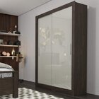 Guarda-roupa Solteiro 2 Portas Genebra Espresso Móveis Cumaru