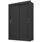 Guarda Roupa Solteiro 2 Portas Liz Yescasa Preto