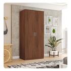 Guarda Roupa Solteiro 2 Portas Sleep Marrom Caemmun