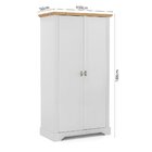 Guarda-roupa Solteiro 2 Portas Toledo Branco