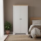 Guarda-roupa Solteiro 2 Portas Toledo Branco