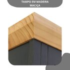 Guarda Roupa Solteiro 2 Portas Toledo Cinza