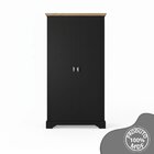 Guarda Roupa Solteiro 2 Portas Toledo Cinza