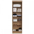 Guarda-roupa Solteiro 2 Portas Wood/branco Rp2201 - Decibal