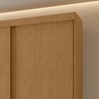 Guarda Roupa Solteiro 2 Portas Zeine Lopas Amêndoa