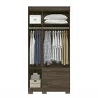 Guarda Roupa Solteiro 3 Porta 2 Gavetas Star 3.2 Com Pés - Pr