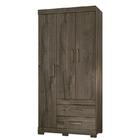 Guarda Roupa Solteiro 3 Porta 2 Gavetas Star 3.2 Com Pés - Pr