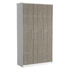 Guarda-roupa Solteiro 3 Portas 100% Mdf 973 Branco/demolição