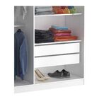 Guarda-roupa Solteiro 3 Portas 100% Mdf 973 Branco - Foscarini