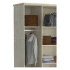 Guarda-roupa Solteiro 3 Portas 100% Mdf 973 Marfim Areia - Fo