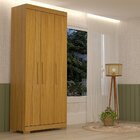 Guarda Roupa Solteiro 3 Portas 100% Mdf Papoulas Espresso Móv