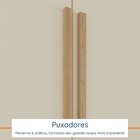 Guarda-roupa Solteiro 3 Portas 200x136cm Aston Yescasa Olmo I