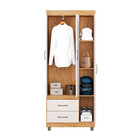 Guarda Roupa Solteiro 3 Portas 2 Gavetas 2232-50 Araplac