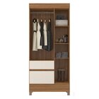 Guarda Roupa Solteiro 3 Portas 2 Gavetas 3 Prateleiras Wind
