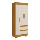 Guarda-roupa Solteiro 3 Portas 2 Gavetas 75cm Chantrieri Espr