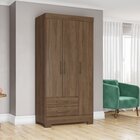 Guarda-roupa Solteiro 3 Portas 2 Gavetas Alvorada Henn Castan