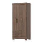 Guarda-roupa Solteiro 3 Portas 2 Gavetas Alvorada Henn Castan