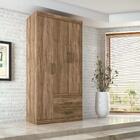 Guarda Roupa Solteiro 3 Portas 2 Gavetas Atacama Star 3.2 San