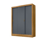 Guarda Roupa Solteiro 3 Portas 2 Gavetas Bolivia Moval
