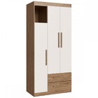 Guarda-roupa Solteiro 3 Portas 2 Gavetas Bromélia Rp3020 Wood