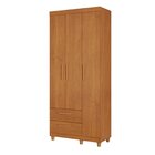 Guarda-roupa Solteiro 3 Portas 2 Gavetas Canadá Plus Cinamomo