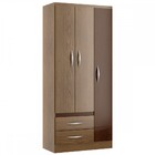 Guarda-roupa Solteiro 3 Portas 2 Gavetas Carvalho/imbuia 2073