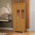 Guarda-roupa Solteiro 3 Portas 2 Gavetas Com Espelho 75cm Cha