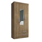 Guarda-roupa Solteiro 3 Portas 2 Gavetas Com Espelho Rp2320/e