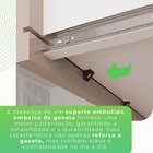 Guarda-roupa Solteiro 3 Portas 2 Gavetas Estrela Premium Cina