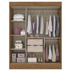 Guarda Roupa Solteiro 3 Portas 2 Gavetas Marselha Doripel