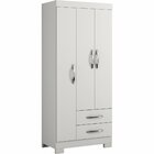 Guarda Roupa Solteiro 3 Portas 2 Gavetas Nt5000 Notável Móveis