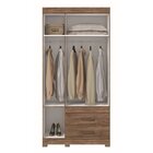 Guarda Roupa Solteiro 3 Portas 2 Gavetas Star 3.2 Santos Andi