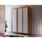 Guarda Roupa Solteiro 3 Portas 2 Gavetas Tepic Com Pés Rufato