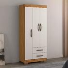 Guarda-roupa Solteiro 3 Portas 2 Gavetas Viena Notável Freijó