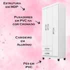 Guarda Roupa Solteiro 3 Portas 3566 Incc