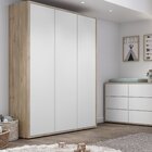 Guarda Roupa Solteiro 3 Portas 3 Gavetas 160cm Wood Divicar B