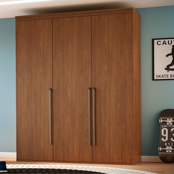 Guarda Roupa Solteiro 3 Portas 3 Gavetas Mdf Originale Belmax