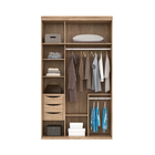 Guarda Roupa Solteiro 3 Portas 3 Gavetas Mdf Originale Belmax