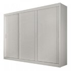 Guarda-roupa Solteiro 3 Portas 5 Gavetas Dubai Josandro Branc