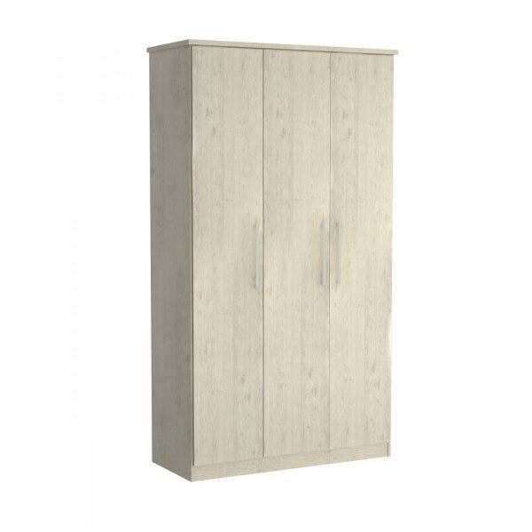 Guarda-roupa Solteiro 3 Portas  Marfim Areia