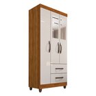 Guarda Roupa Solteiro 3 Portas Com Espelho 2 Gavetas Cometa S