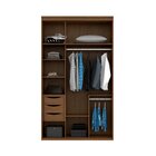 Guarda Roupa Solteiro 3 Portas Com Espelho Originale  Álamo