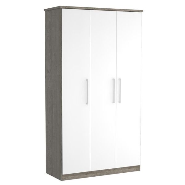 Guarda-roupa Solteiro 3 Portas De 100% Mdf 973 Demolição/bran