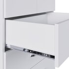 Guarda-roupa Solteiro 3 Portas De Correr 6 Gavetas Branco/rosa